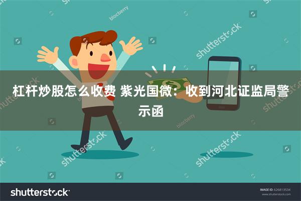 杠杆炒股怎么收费 紫光国微：收到河北证监局警示函