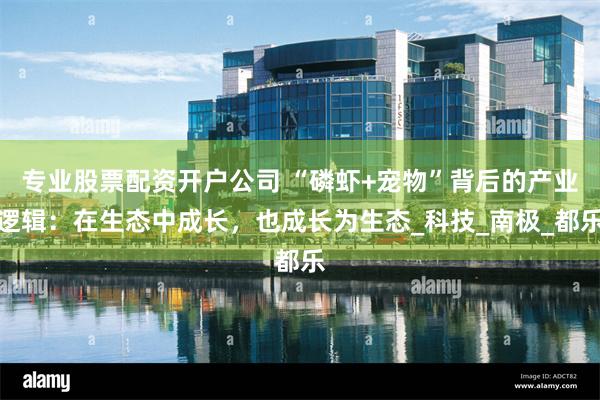 专业股票配资开户公司 “磷虾+宠物”背后的产业逻辑：在生态中成长，也成长为生态_科技_南极_都乐